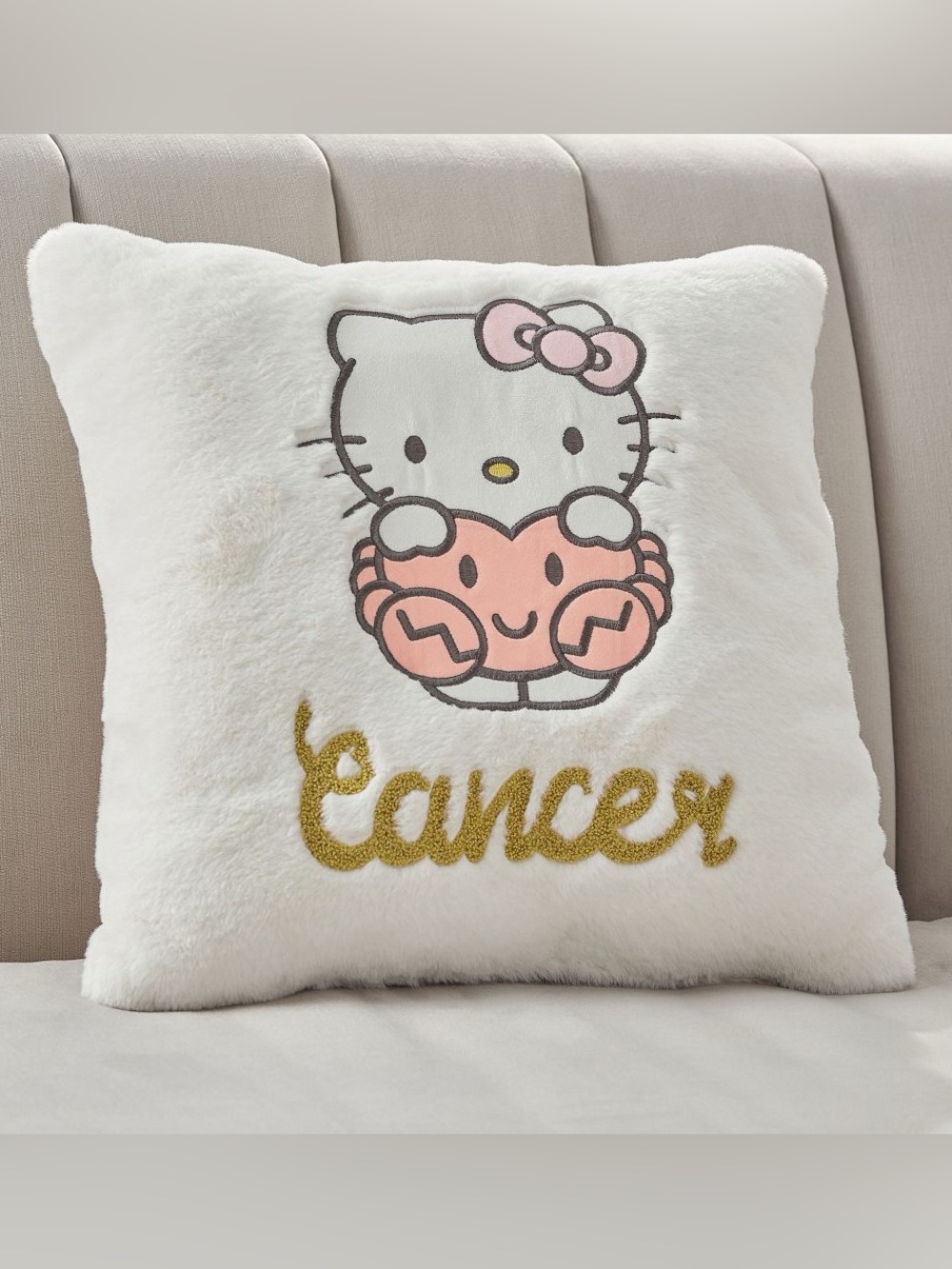 Pottery Barn Hello Kitty Astrology Pillow Cancer